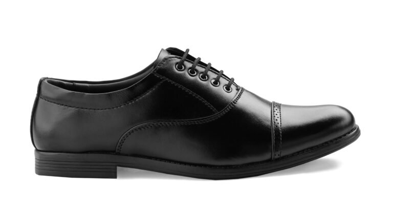 Oxford Pattern Genuine Leather Formal Shoes