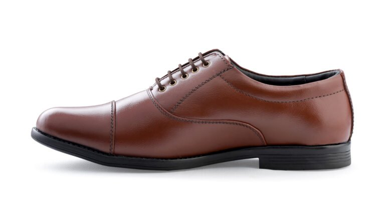 Oxford Pattern Genuine Leather Formal Shoes